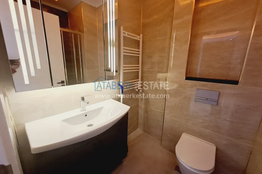 Purchase Furnished apartment with radiator heating system in the center of Alanya 9 