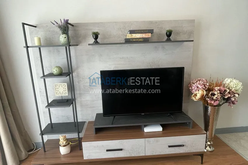 Purchase  Furnished 1+1 apartment in the center of Alanya, in a luxury complex  9 