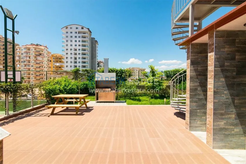 Furnished duplex apartment in Alanya, Mahmutlar in a luxury complex 9 