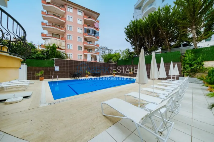 Property for a residence permit in the center of Alanya, Three-room apartment with furniture 9 