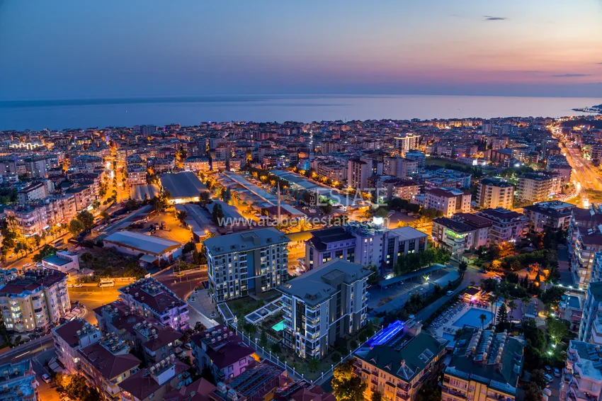 A new comfort-class residential complex in the center of Alanya. Primary property in Alanya 8 