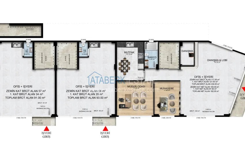 Buy cheap Investment property under construction in Mersin, Mezitli district 2 