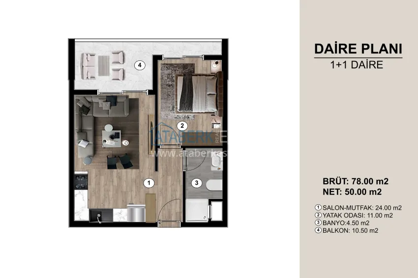 Buy cheap Investment property. New residential complex project in Mersin — Arpachbakhshish 1