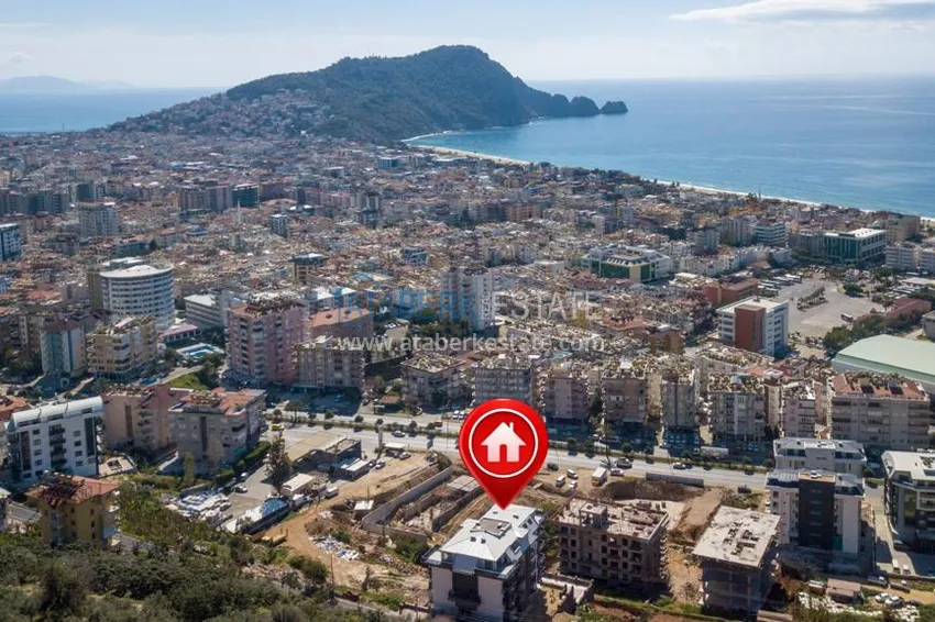 One bedroom apartment overlooking the sea and the fortress — Alanya city center 1 