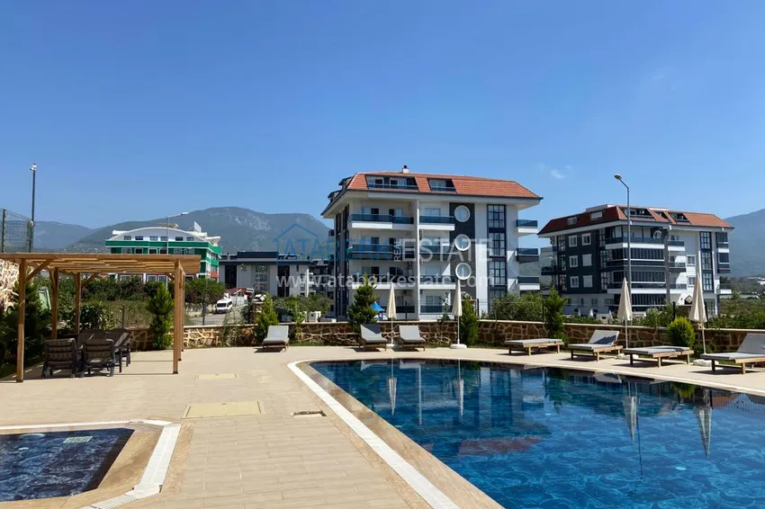 Modern turnkey one-bedroom apartment in a new complex — Alanya, Oba district  2 