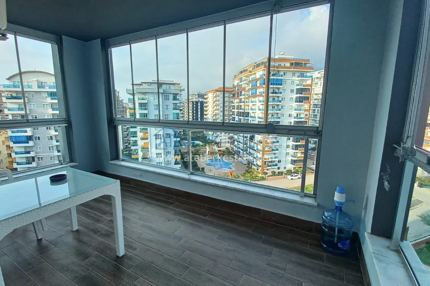 Purchase  1+1 apartment in Mahmutlar, turnkey with a glazed balcony in a modern complex 10 