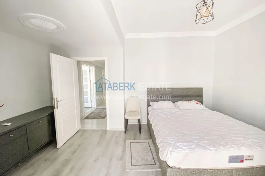 Purchase  3+1 linear apartment with furniture in Oba, Alanya  10 