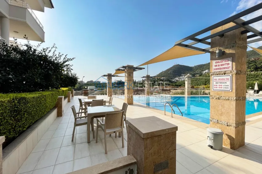 Real estate for a residence permit. Furnished duplex penthouse in Alanya, Cikcilli district 10 