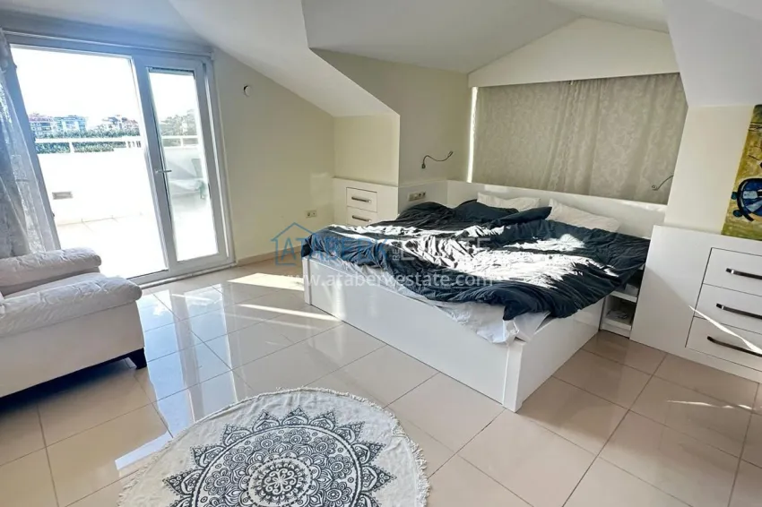 Purchase Real estate for a residence permit. Furnished duplex penthouse in Alanya, Cikcilli district 10 