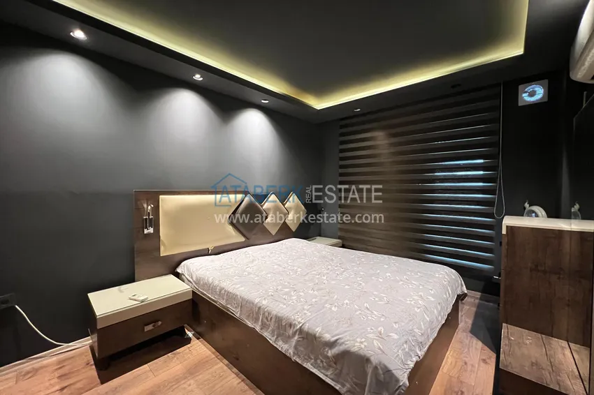 Purchase  Real estate for citizenship and residence permits. 2+1 apartment with sea and mountain views, Tosmur district — Alanya  14 