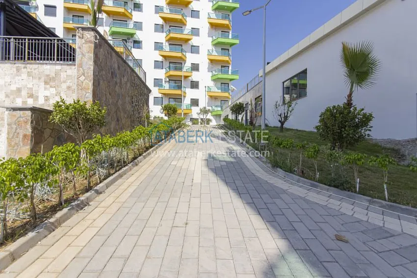 Finished one-bedroom apartment in a residential complex with full infrastructure — Avsallar district, Alanya 11
