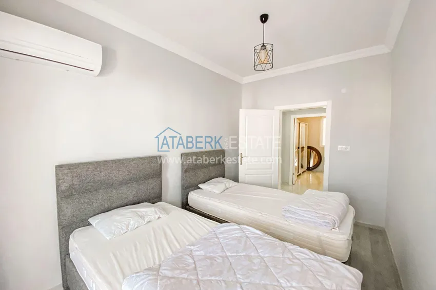 Purchase  3+1 linear apartment with furniture in Oba, Alanya  11 