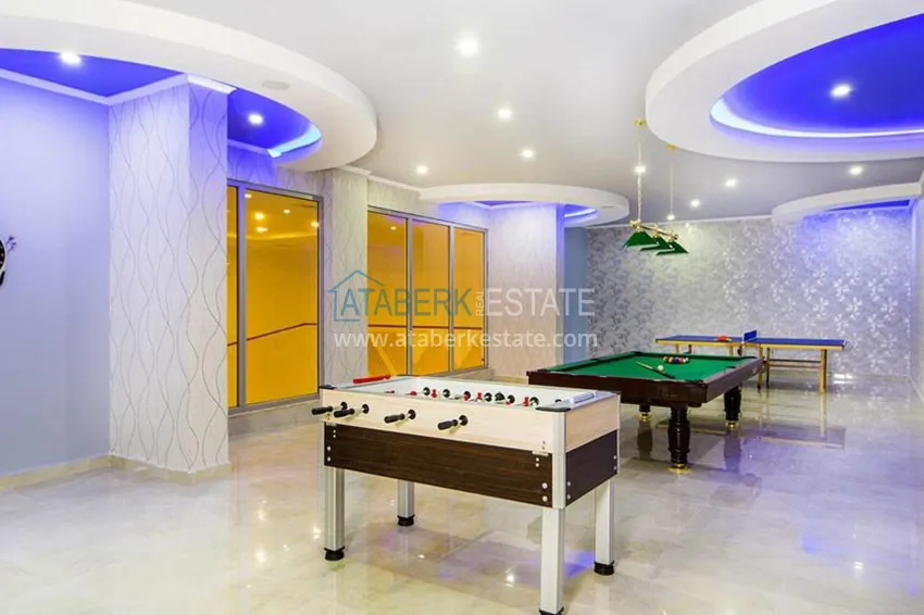 Turnkey three-room apartment in Alanya, Oba district in a premium residence 11 