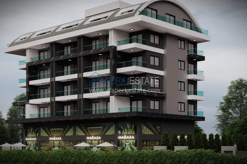 Complex under construction in Kargicak district, Alanya — investment property directly from the developer 15