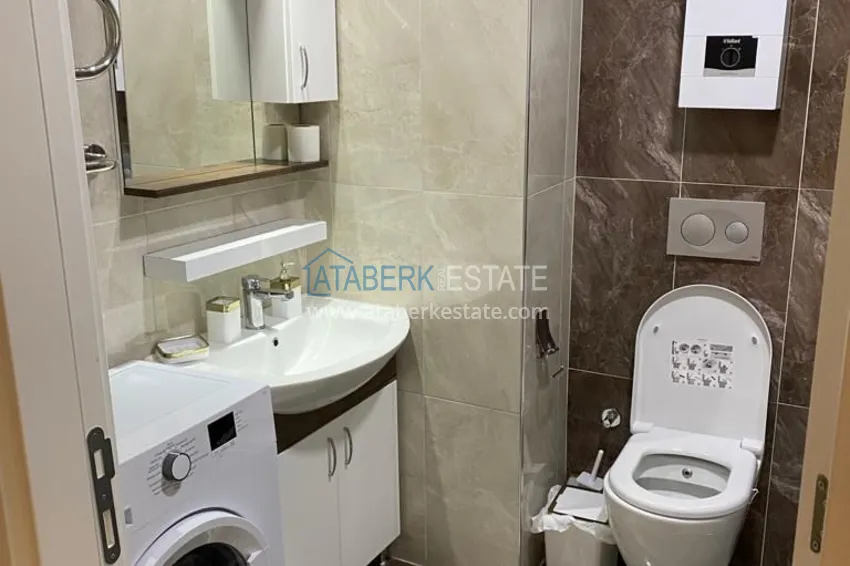 Purchase Furnished one-bedroom apartment in a residence with hotel infrastructure — Alanya, Avsallar district 12 