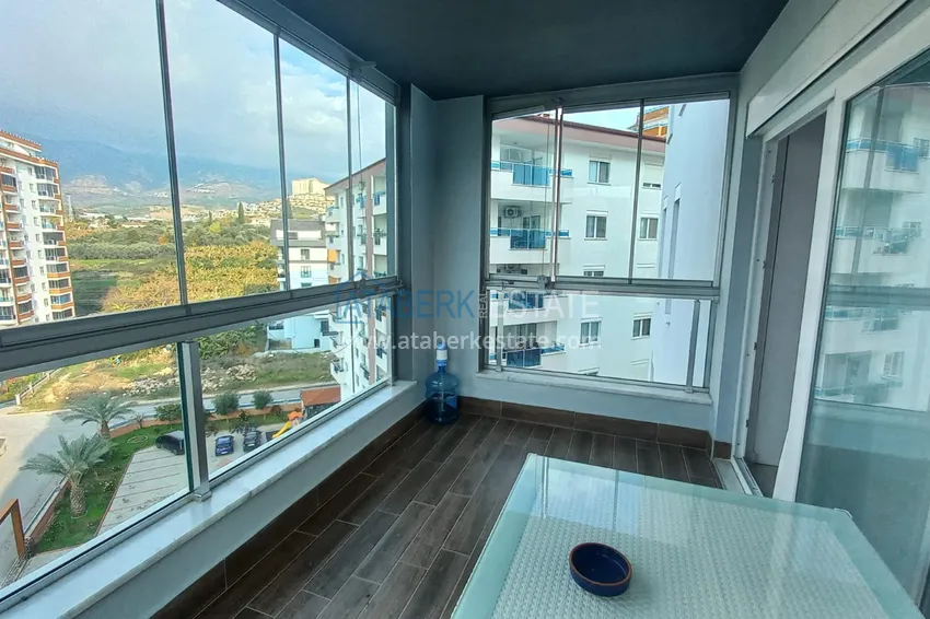 Purchase  1+1 apartment in Mahmutlar, turnkey with a glazed balcony in a modern complex 12 