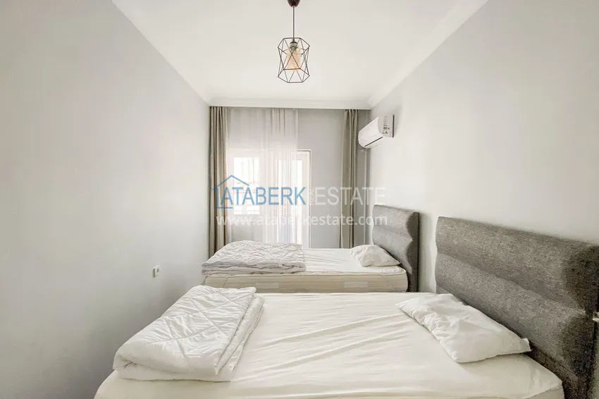 Purchase  3+1 linear apartment with furniture in Oba, Alanya  12 