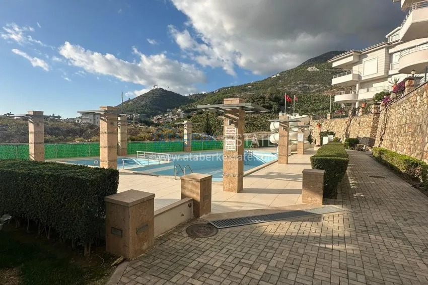 Real estate for a residence permit. Furnished duplex penthouse in Alanya, Cikcilli district 12 
