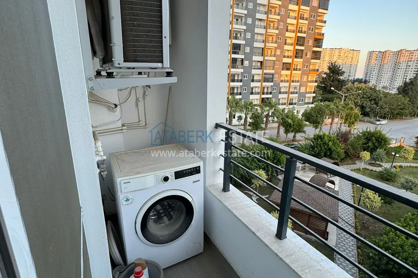 Purchase One bedroom apartment with furniture in a well-maintained complex — Mersin, Tomyuk district 12 