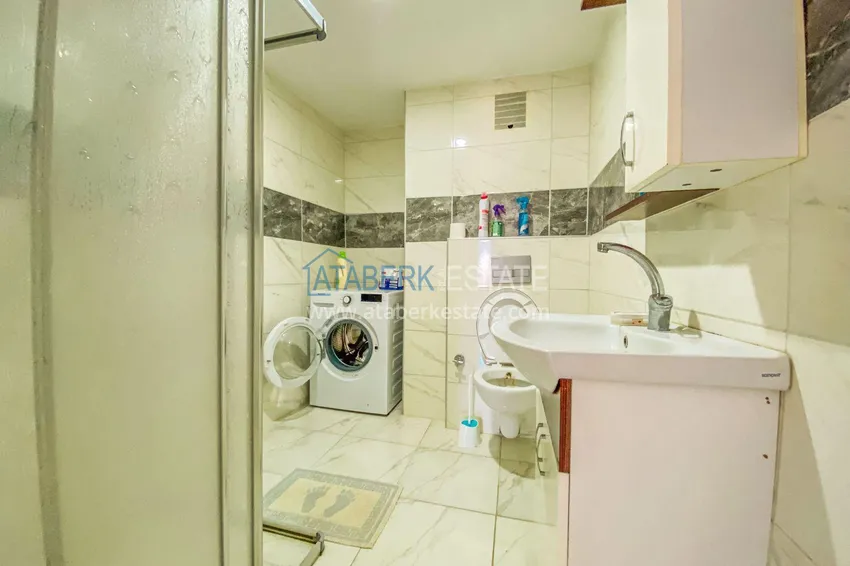 Purchase  3+1 linear apartment with furniture in Oba, Alanya  13 