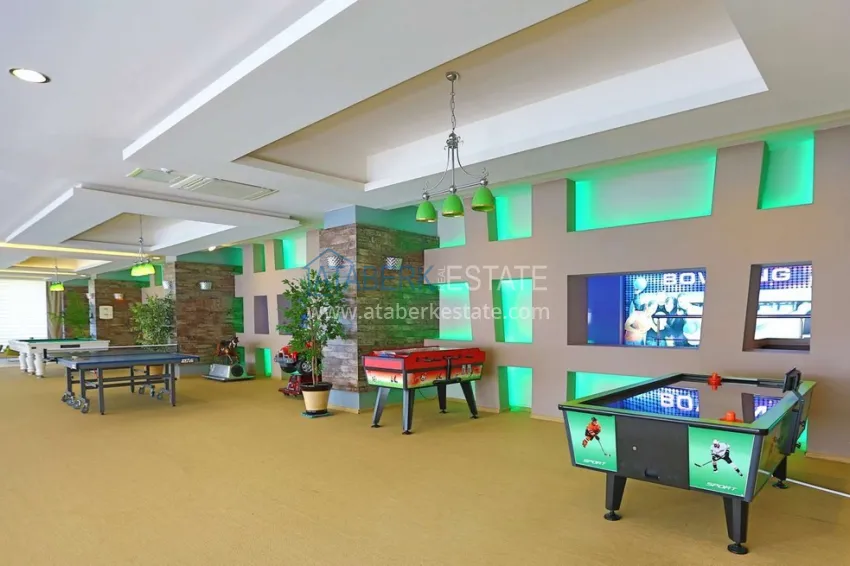 Furnished studio apartment in a prestigious residential complex - Cikcilli district, Alanya 13 