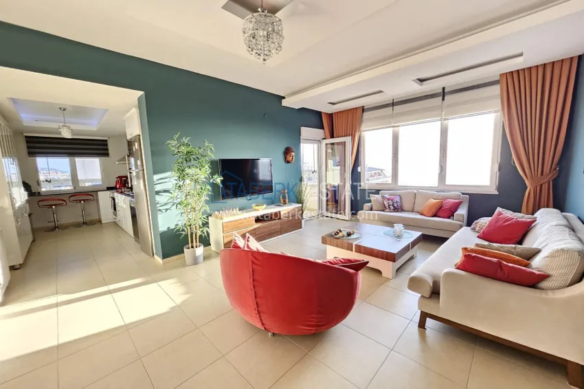 Purchase Duplex penthouse with original interior design and sea view — Mahmutlar district, Alanya 13 