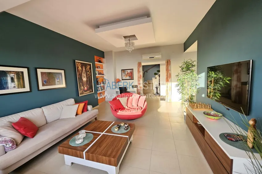 Purchase Duplex penthouse with original interior design and sea view — Mahmutlar district, Alanya 14 