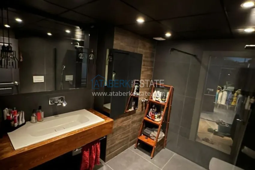 Purchase  Real estate for citizenship and residence permits. 2+1 apartment with sea and mountain views, Tosmur district — Alanya  18 