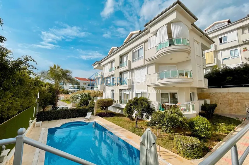 Furnished 2+1 apartment with sea view, suitable for a residence permit - Alanya center, Cleopatra beach area 15 