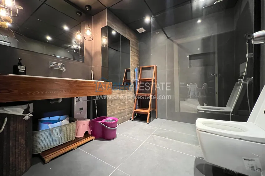 Purchase  Real estate for citizenship and residence permits. 2+1 apartment with sea and mountain views, Tosmur district — Alanya  19 