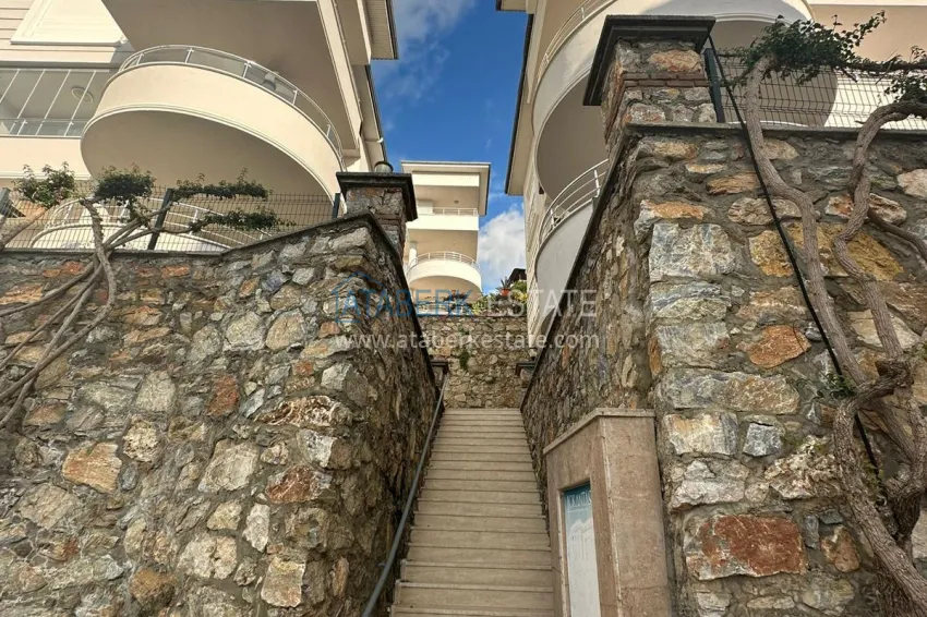 Real estate for a residence permit. Furnished duplex penthouse in Alanya, Cikcilli district 15 