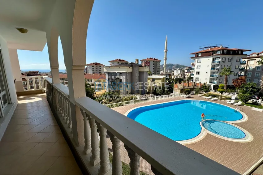 Purchase  Real estate for a residence permit! Two bedroom apartment with sea view in Alanya, Cikcilli district 17 