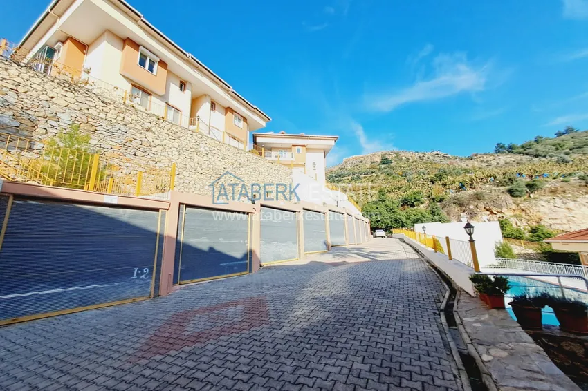Furnished townhouse with panoramic views in Alanya, Kargicak district 16 