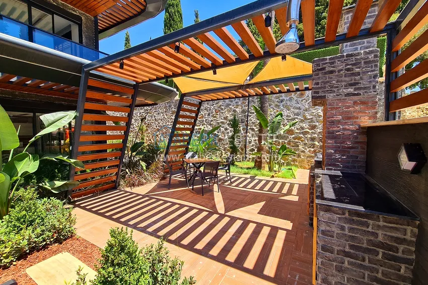 Three-room apartment with access to the garden in a luxury complex — Alanya city center, Büyühasbahce district 19 