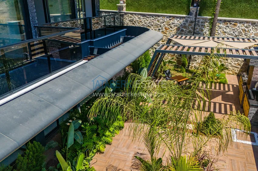 Three-room apartment with access to the garden in a luxury complex — Alanya city center, Büyühasbahce district 20 