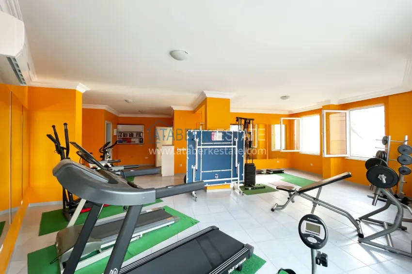 Real estate for a residence permit. Furnished duplex penthouse in Alanya, Cikcilli district 17 