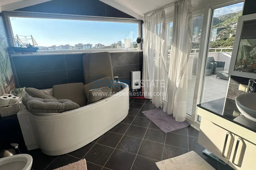 Purchase Real estate for a residence permit. Furnished duplex penthouse in Alanya, Cikcilli district 18 