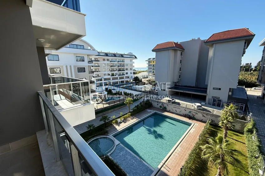 Purchase  Turnkey one-bedroom apartment in a comfort-class complex — second coastline, Kargicak district, Alanya  17 