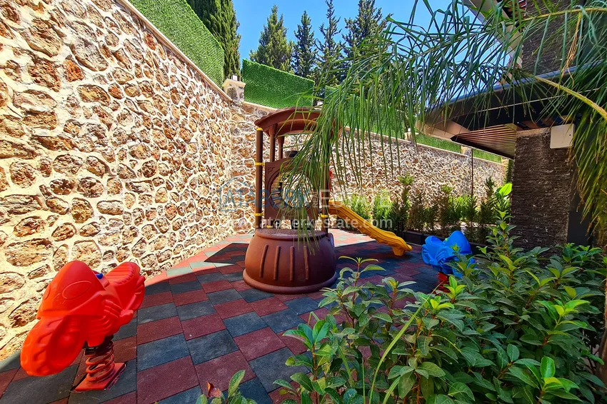 Three-room apartment with access to the garden in a luxury complex — Alanya city center, Büyühasbahce district 21 