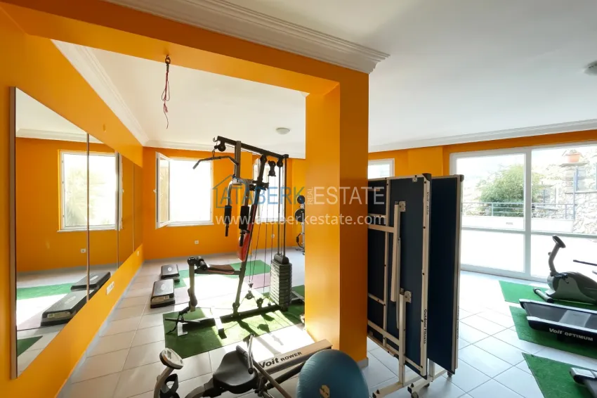 Real estate for a residence permit. Furnished duplex penthouse in Alanya, Cikcilli district 18 