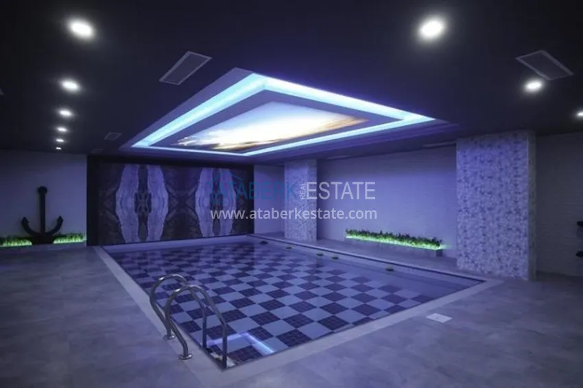 Apartment in Alanya, Tosmur district - modern interior, view of the sea and the Dim River 17