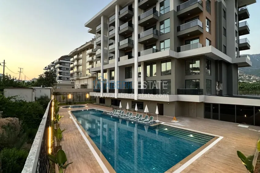 One bedroom apartment with mountain views in a modern complex — Kargicak, Alanya 1 