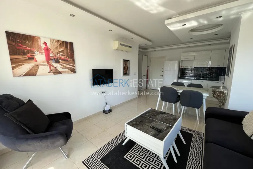 Purchase Cozy one-bedroom apartment on the very coast of the Mediterranean Sea, only 100 meters — Kestel district, Alanya 2 