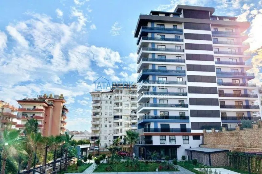 Apartment in Alanya, Tosmur district - modern interior, view of the sea and the Dim River 1