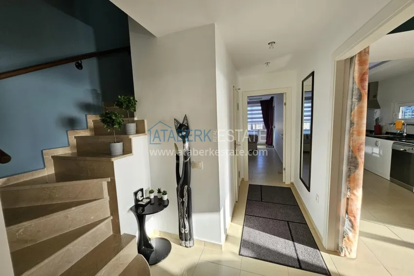 Purchase Duplex penthouse with original interior design and sea view — Mahmutlar district, Alanya 1 