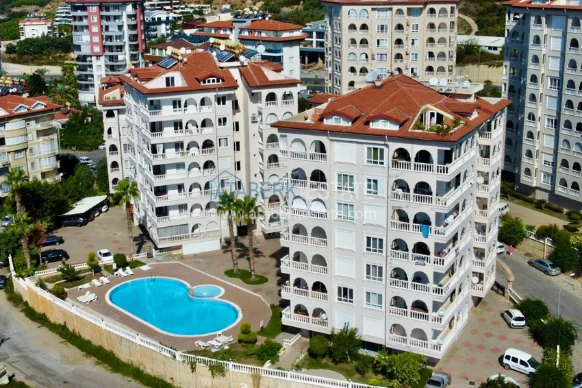 Real estate for a residence permit! Two bedroom apartment with sea view in Alanya, Cikcilli district 1 