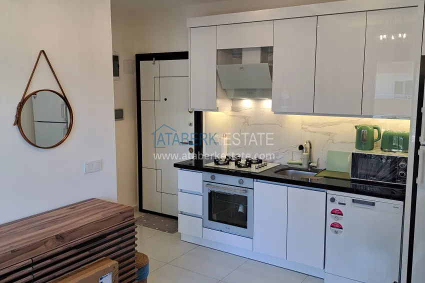 Purchase Turnkey one-bedroom apartment in Alanya, Mahmutlar district 1 