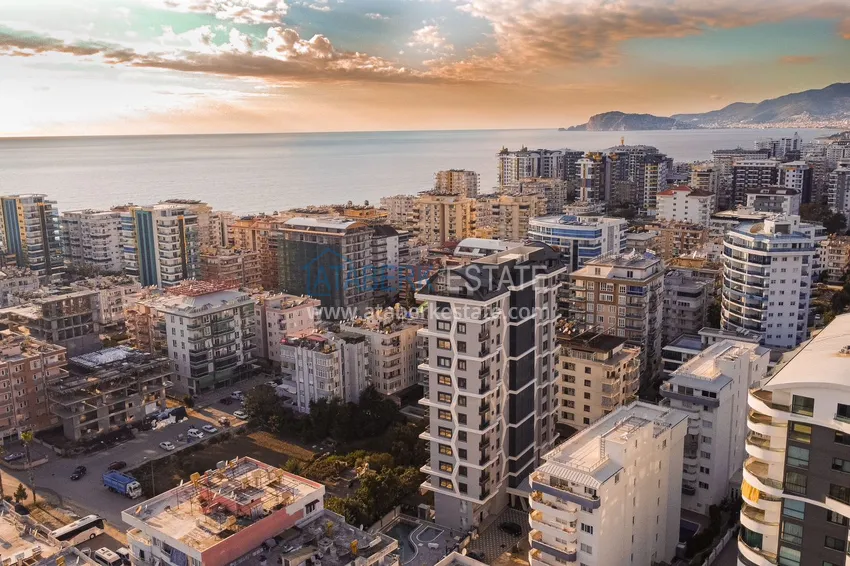 Apartment 1+1 with furniture and sea view, Mahmutlar district — Alanya 1 