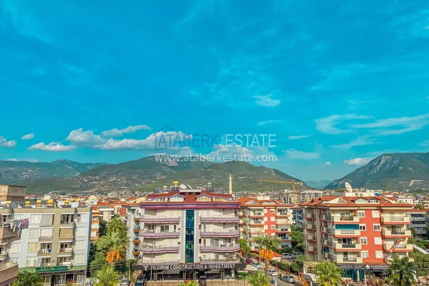 Purchase  3+1 linear apartment with furniture in Oba, Alanya  20 