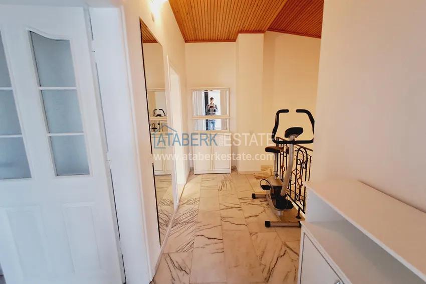 Purchase  Duplex in the center of Alanya - suitable for a residence permit, with furniture and a jacuzzi on the outdoor terrace  20 